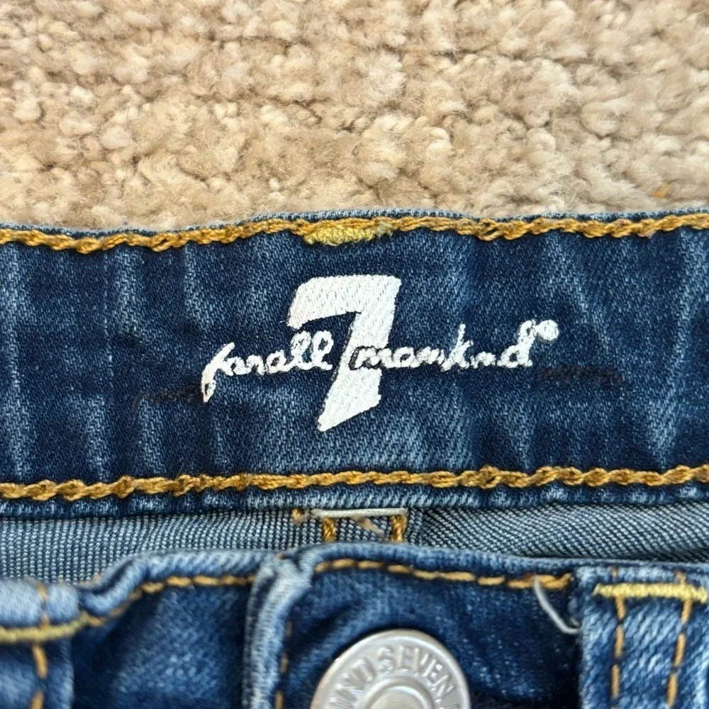 7 For All Mankind Girls Jean Shorts - size 8​ - Picture 3 of 8